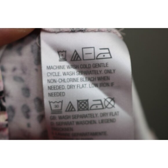 Logo Layers Sleeveless Viscose Tunic-Pleated Hem-3X-Animal Print-Soft - Picture 6 of 10